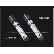 CE and FDA Certificated ESR Vacuum Blood Tube Black Cap